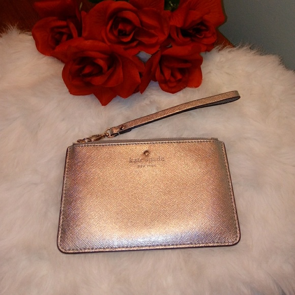 kate spade Handbags - ♠ KATE SPADE ♠ Silver Glitter Bug Writlet